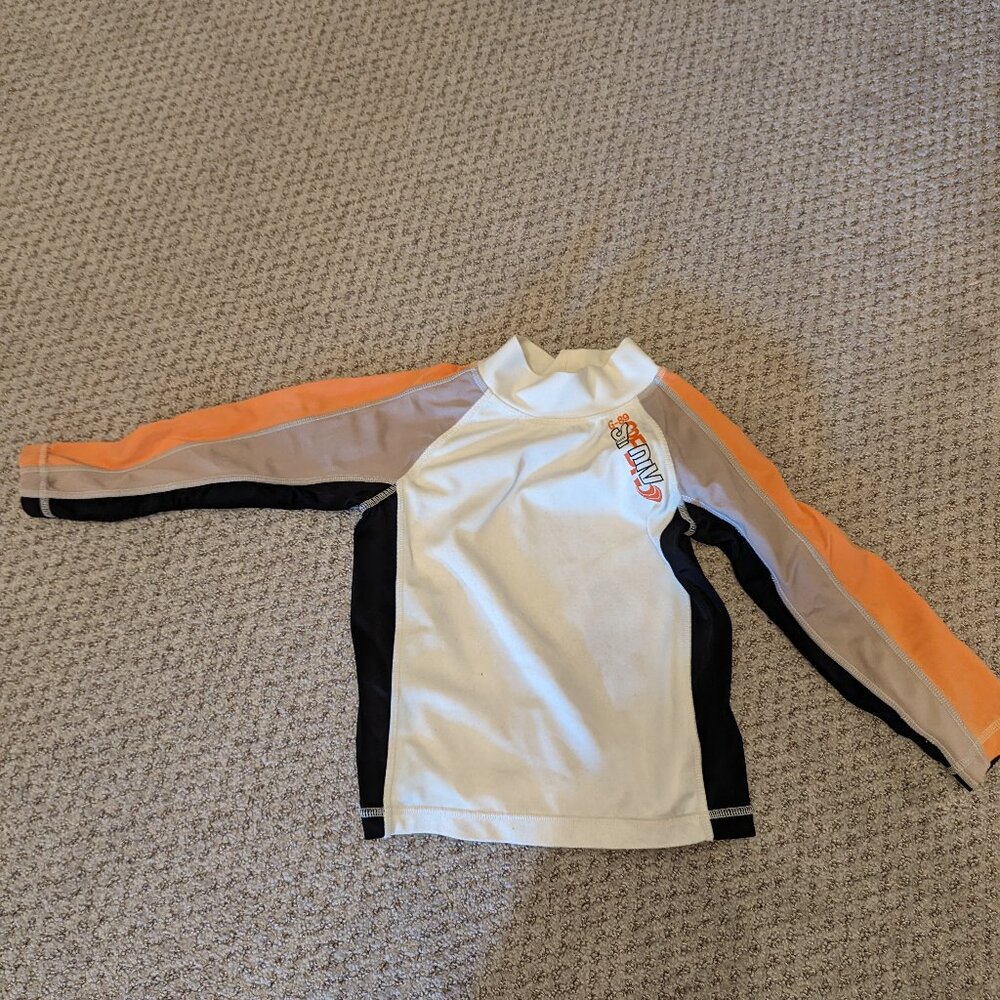2 swim shirts / rash guards boys size 2 t